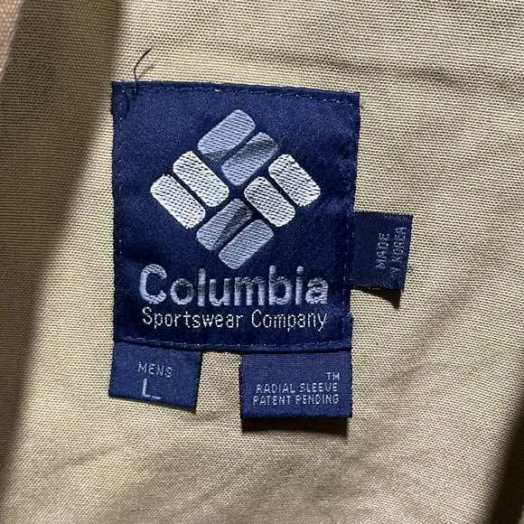 Vintage 90s Columbia Duck Camo Bomber Jacket Mens Large Full Zip Outdoor - Picture 9 of 15